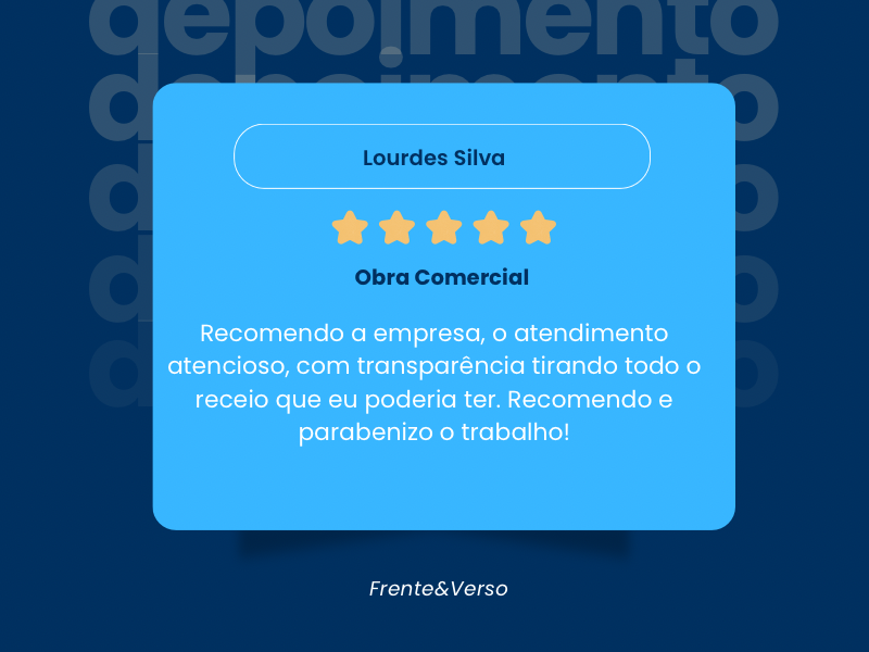 Post Instagram Depoimento de Clientes Feedback Moderno Marrom (800 x 600 px) - 3